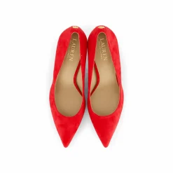 Lauren Ralph Lauren Lanette Suede Pump Martin Red