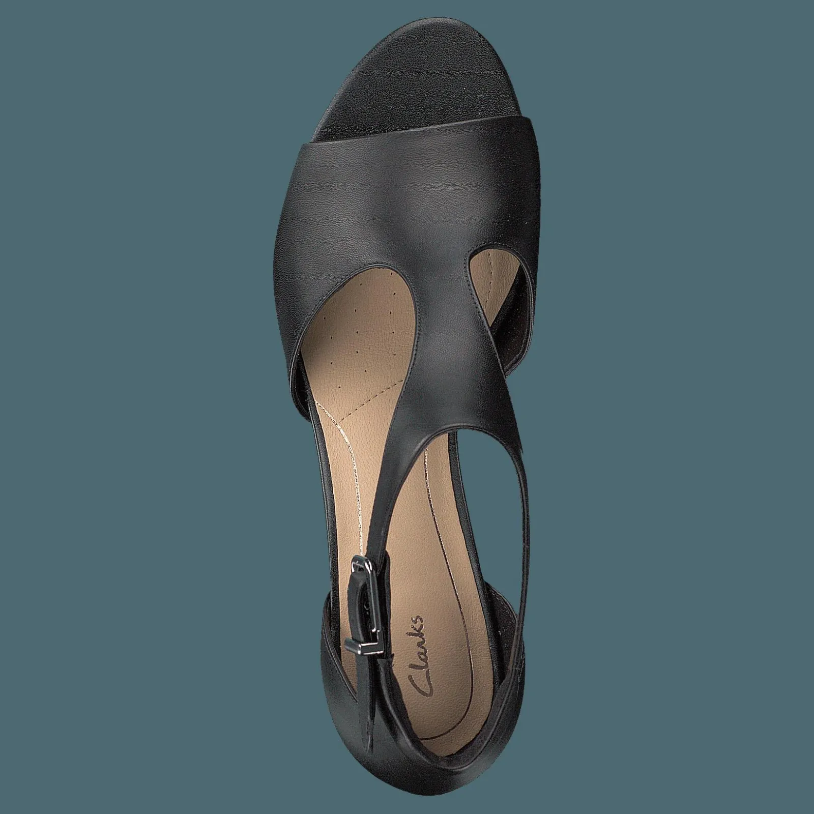 Clarks Laureti Star Black Leather