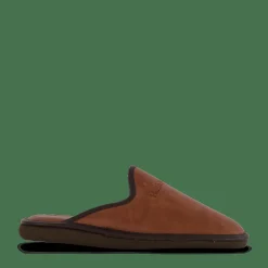 Hush Puppies Leather Slipper Cognac
