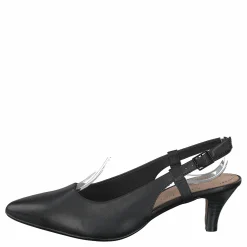 Clarks Linvale Loop Black Leather