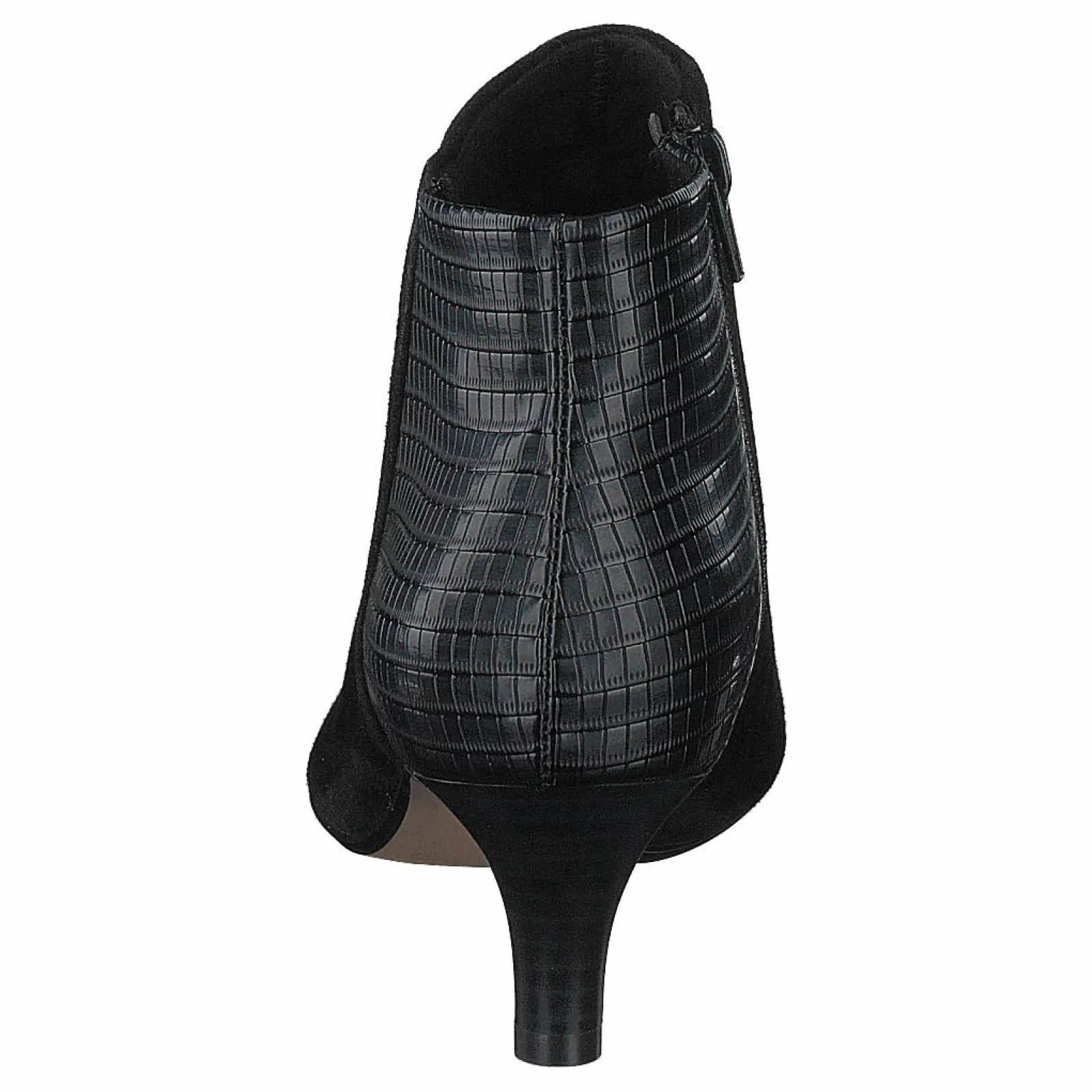 Clarks Linvale Sea Black Suede/croc Synth Combi