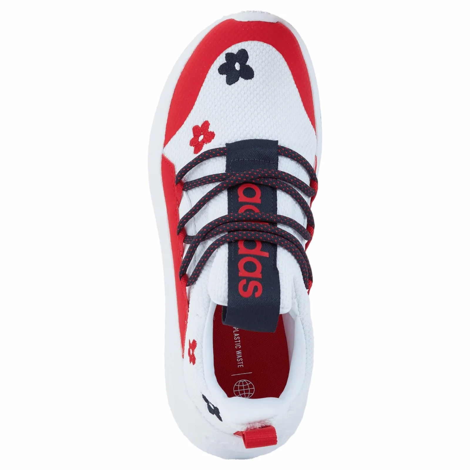 Barn adidas Lite Racer Adapt 5.0 Lifestyle Running Slip-On Lace Shoes White