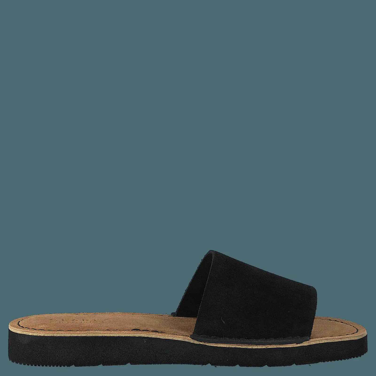 Clarks Originals Lunan Slide Black Leather
