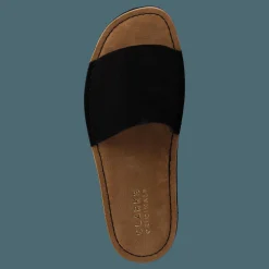 Clarks Originals Lunan Slide Black Leather