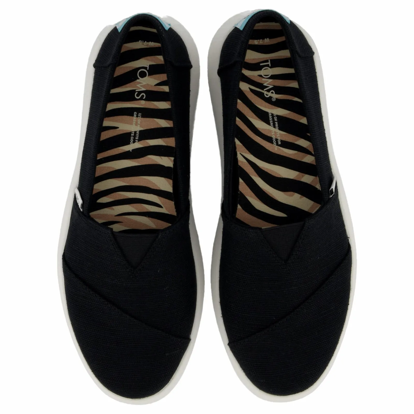 Toms Mallow Heritage Canvas Black