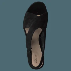 Clarks Maritsa Lara Black Suede