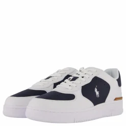 Polo Ralph Lauren Masters Court Leather Sneaker White / Navy