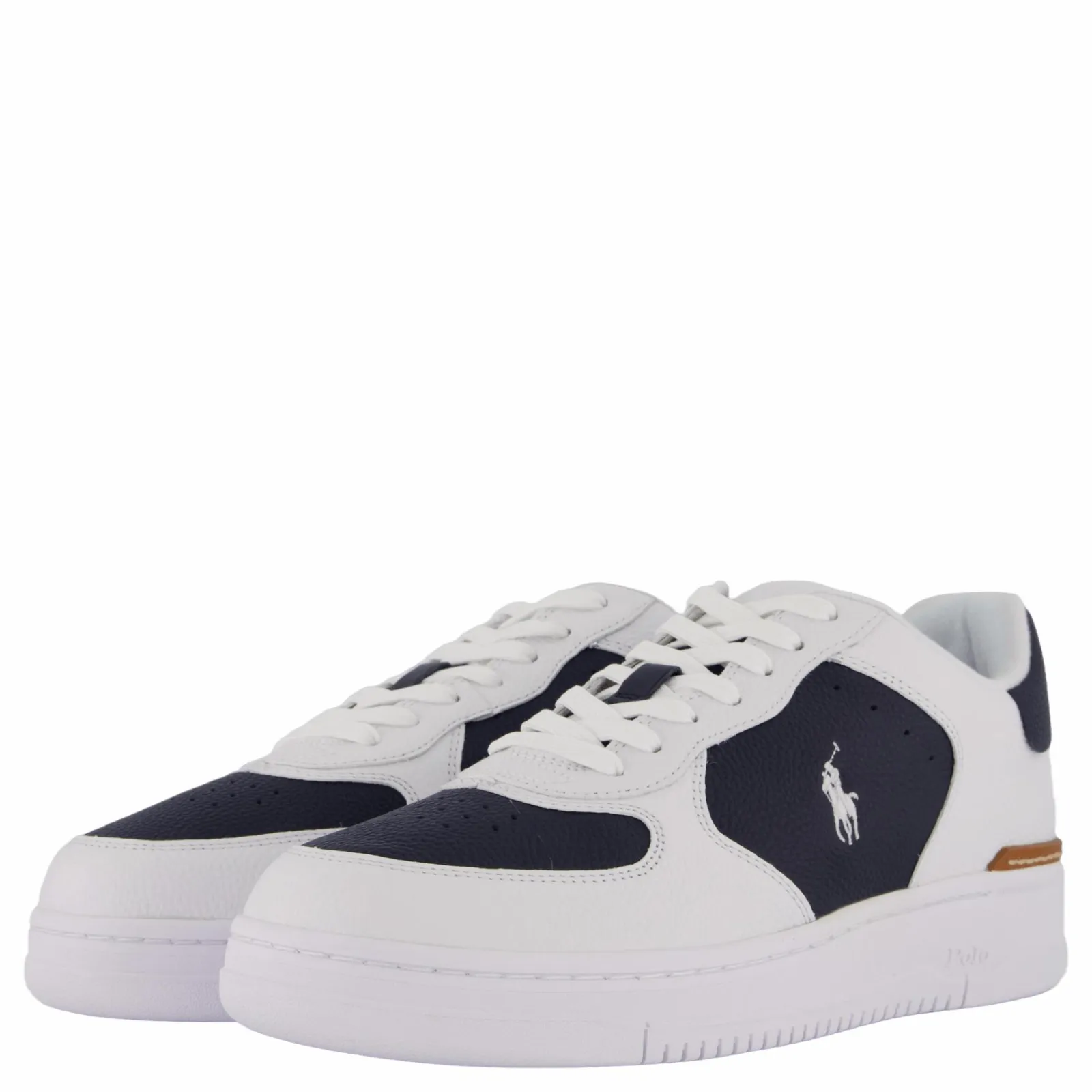 Polo Ralph Lauren Masters Court Leather Sneaker White / Navy