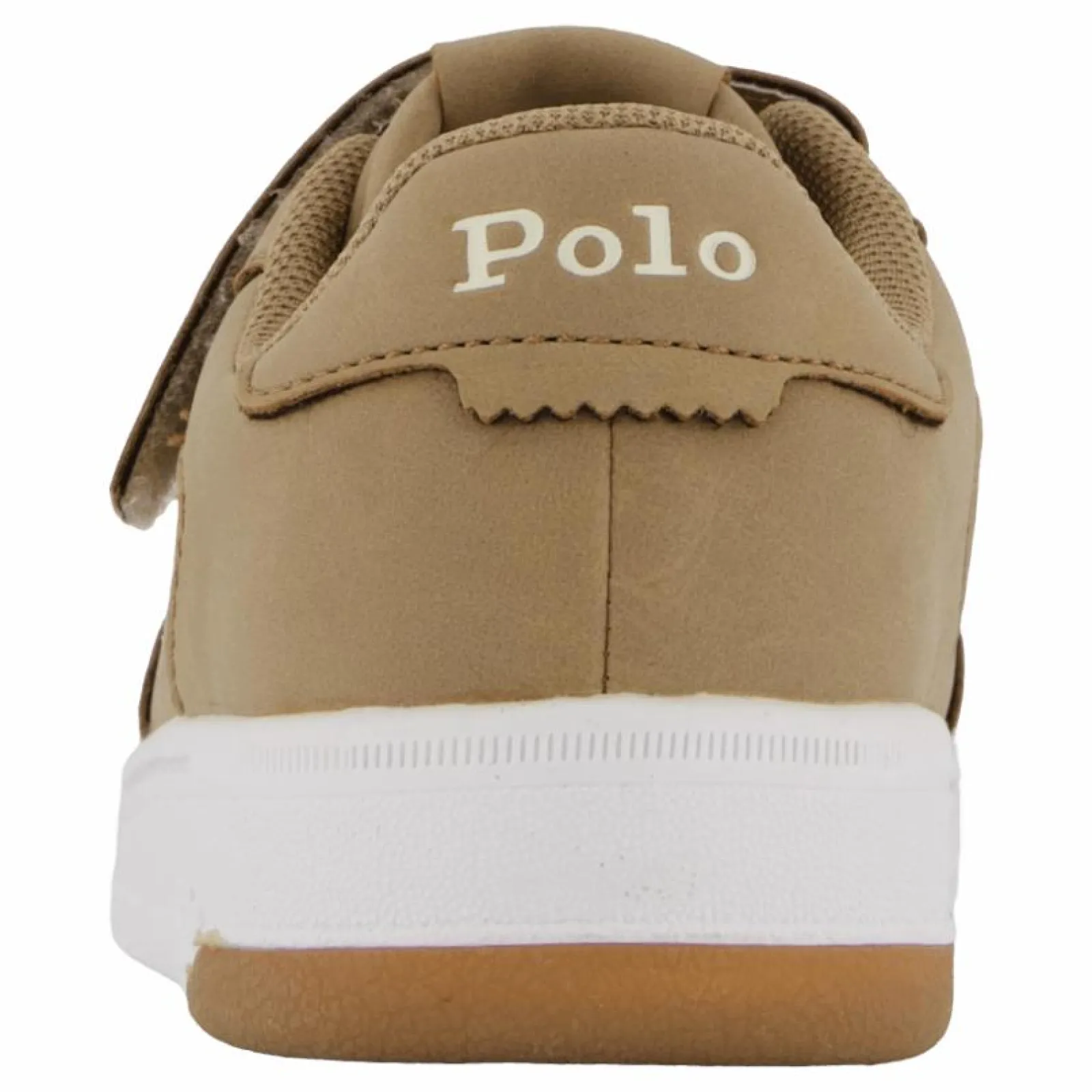 Barn Ralph Lauren Junior Masters Court Ps C-khaki Super Suede/cream Pp