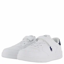 Barn Ralph Lauren Junior Masters Court Ps C-'white / Navy Tumbled