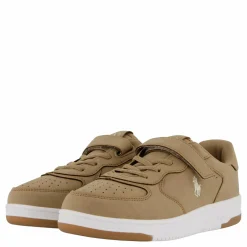 Barn Ralph Lauren Junior Masters Court Ps T-khaki Super Suede / Cream Pp