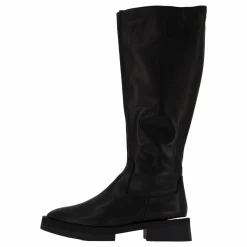 Steve Madden Medellyn High Boots Black Leather