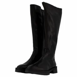Steve Madden Medellyn High Boots Black Leather