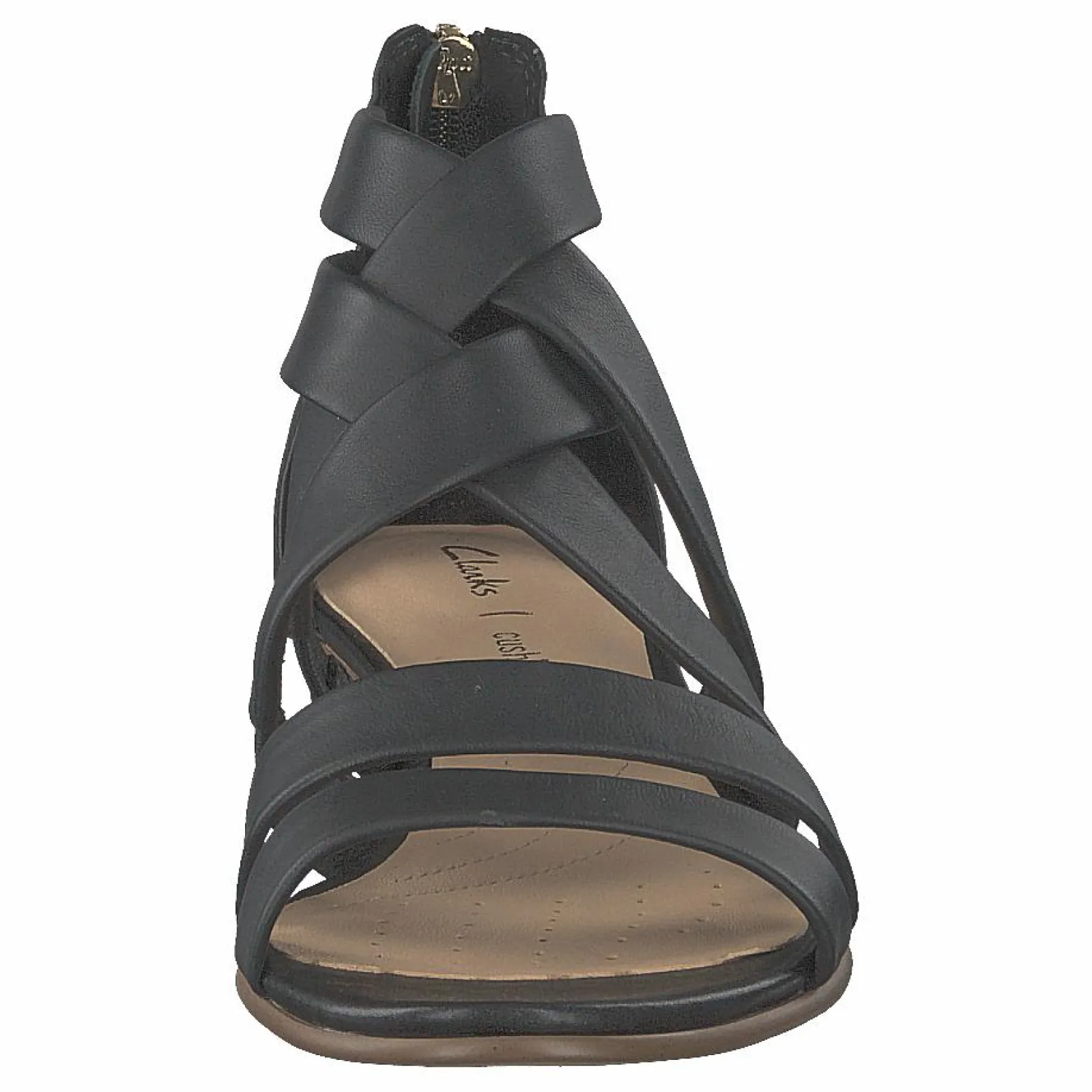 Clarks Mena Silk Black Leather