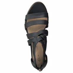 Clarks Mena Silk Black Leather