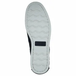 Polo Ralph Lauren Merton Two-Tone Leather Boat Shoe Cream / Navy