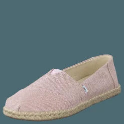 Toms Metallic Woven Rope Chalky Pink