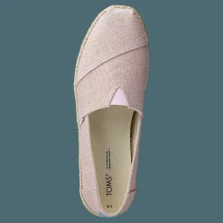 Toms Metallic Woven Rope Chalky Pink