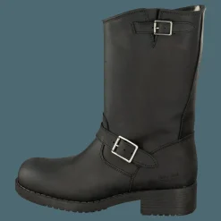 Johnny Bulls Mid Boot Warm lining Black/Silver