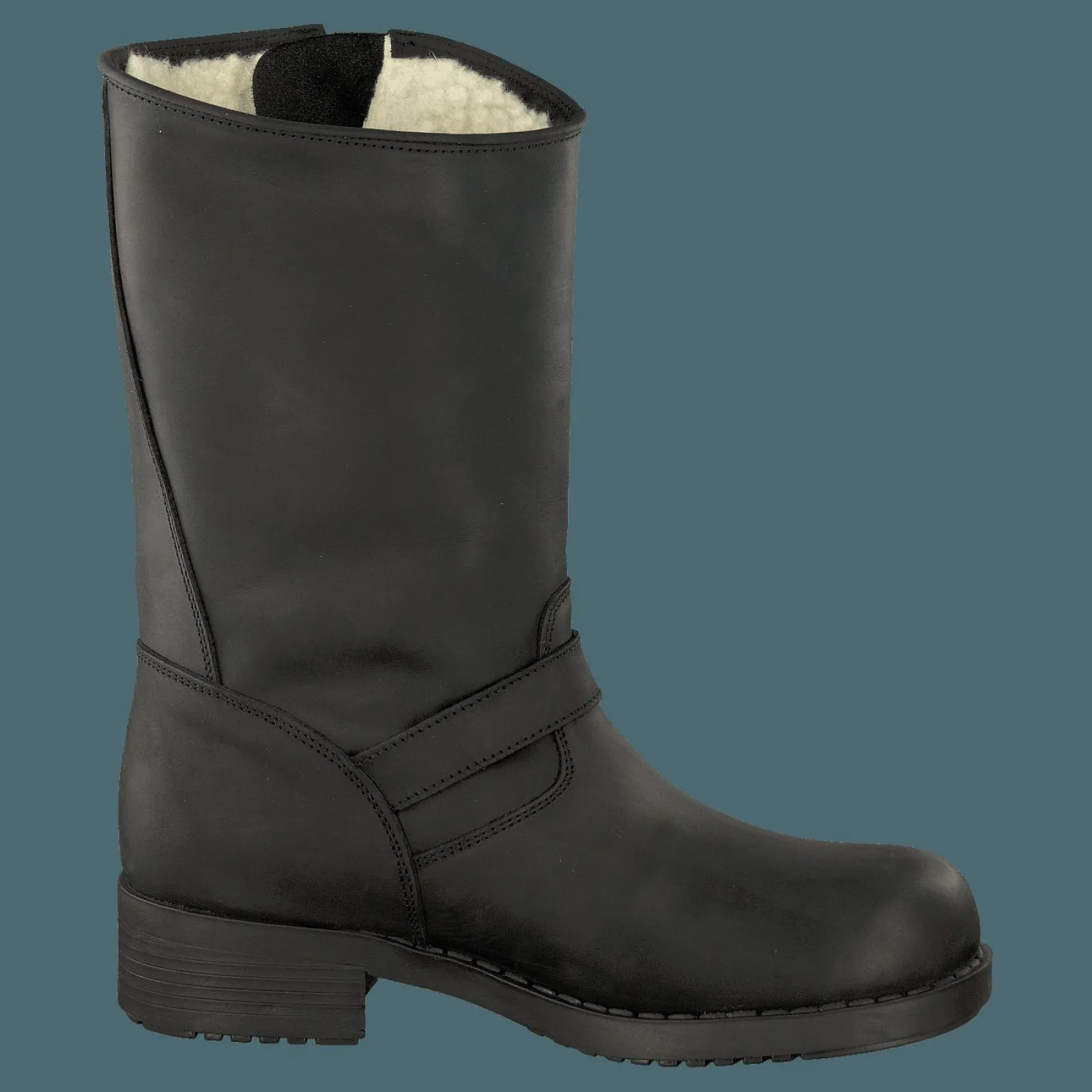 Johnny Bulls Mid Boot Warm lining Black/Silver
