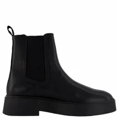 Tommy Hilfiger Minimal Leather Chelsea Logota Black