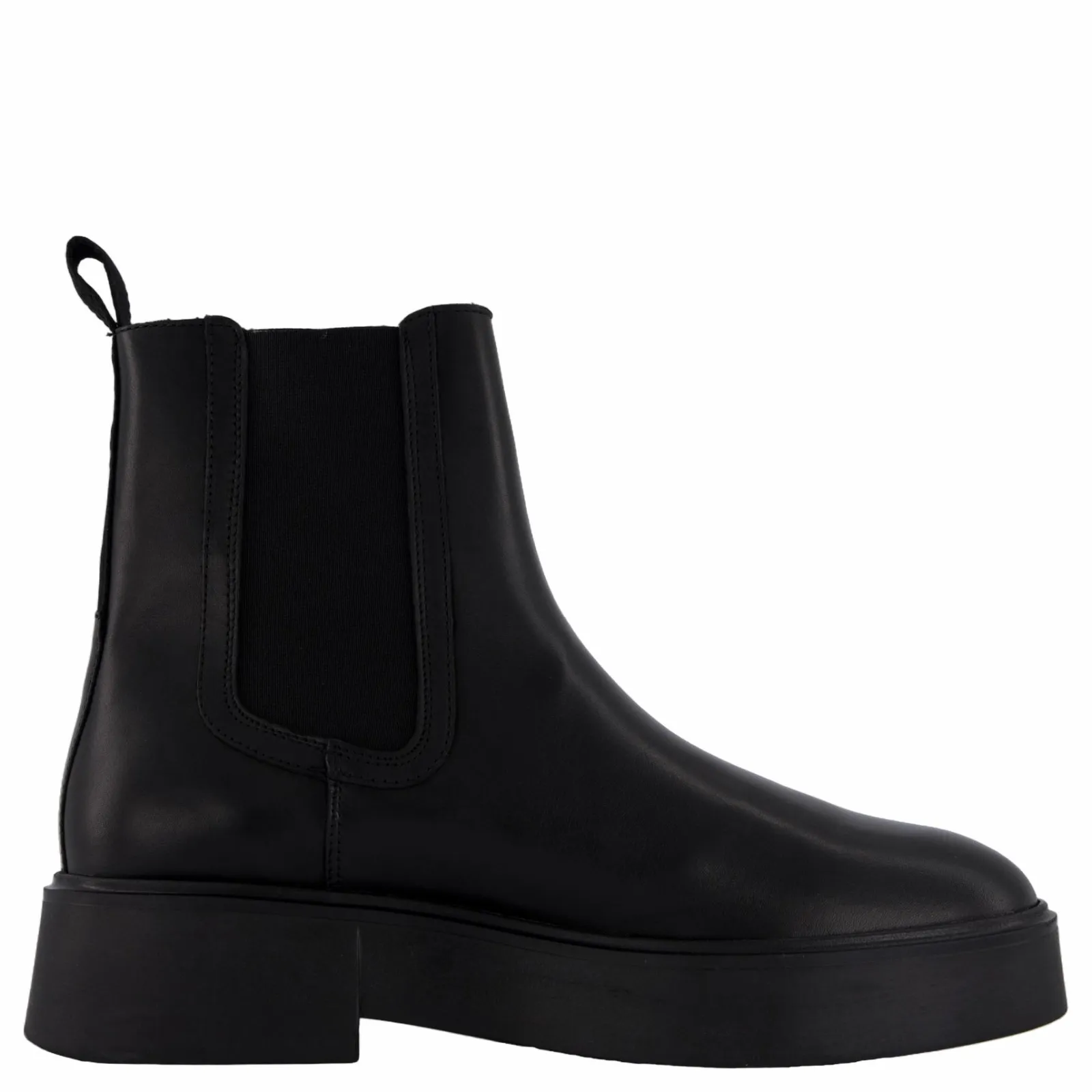 Tommy Hilfiger Minimal Leather Chelsea Logota Black