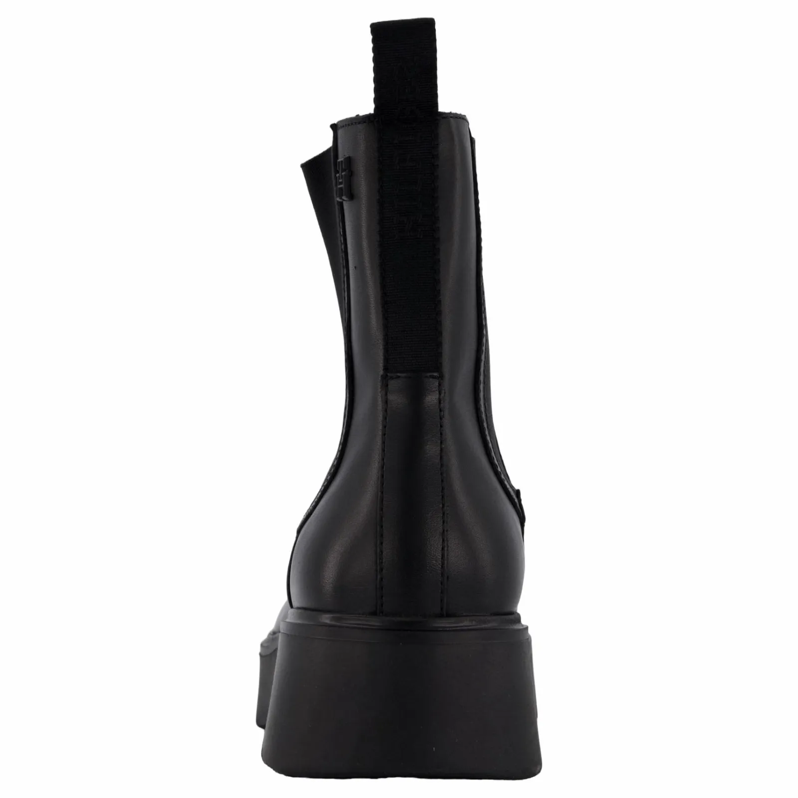 Tommy Hilfiger Minimal Leather Chelsea Logota Black