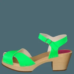 Swedish Hasbeens Mirja Neon Green