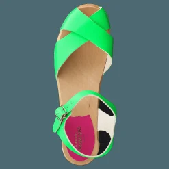 Swedish Hasbeens Mirja Neon Green