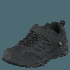 Barn Merrell Moab Fst A/c Low Wtpf Black/black