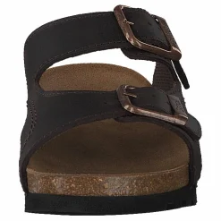 Scholl Moldava Wg Ad Oiled Leather Dk Brown/rose Gold