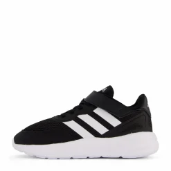 Barn adidas Nebzed Elastic Lace Top Strap Shoes Core Black / Cloud White / Cloud White
