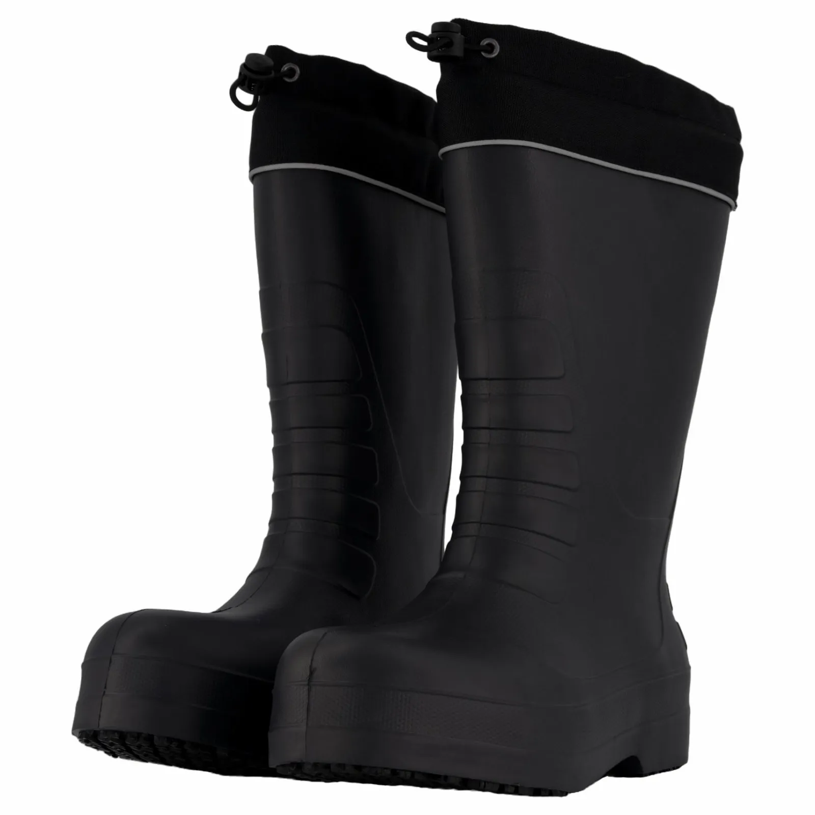 Viking Norse Tall Boot Charcoal/black