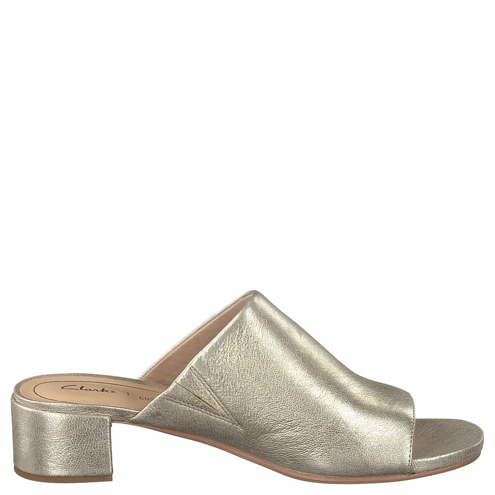 Clarks Orabella Daisy Champagne Leather