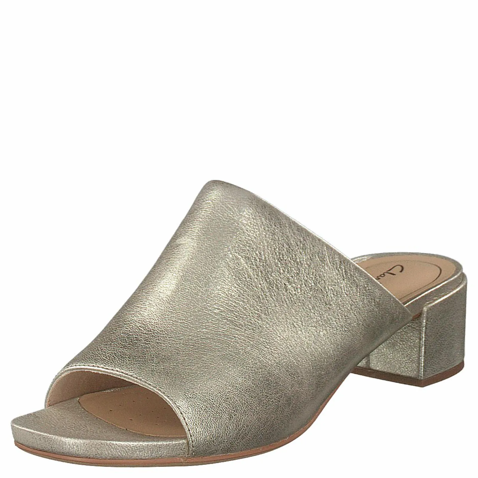 Clarks Orabella Daisy Champagne Leather
