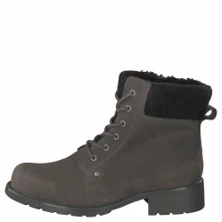 Clarks Orinoco Dusk Dark Grey Lea