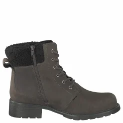 Clarks Orinoco Dusk Dark Grey Lea