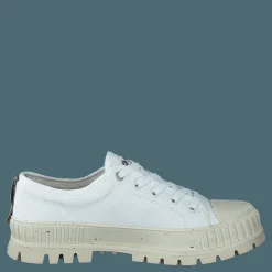 Palladium Pallashock Lo Org Star White
