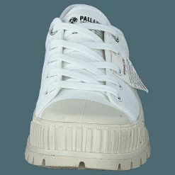 Palladium Pallashock Lo Org Star White