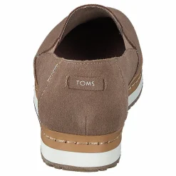 Toms Palma Leather Wrap Taupe Grey Suede