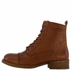 Ten Points Pandora Laced Boots Cognac