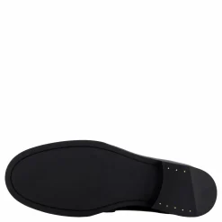 Tommy Hilfiger Party Abrasivato Leather Loafe Black