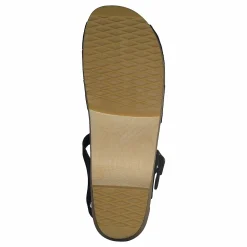 Swedish Hasbeens Peep Toe Low Black