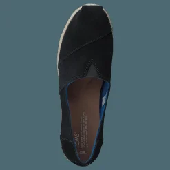 Toms Platform Alpergata Black Suede