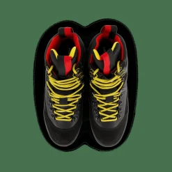 Polo Ralph Lauren Polo Sport Hiker Leather Boot Black / Yellow / Red