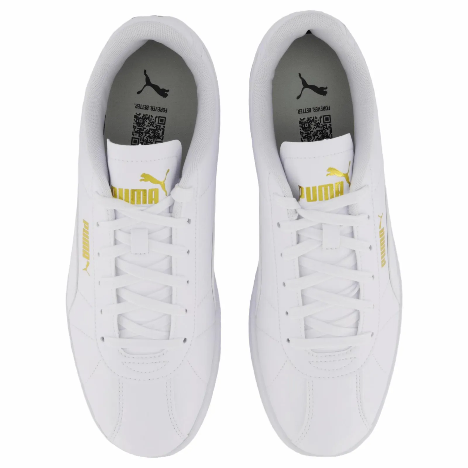 Puma Club Ii Sl White- Gold