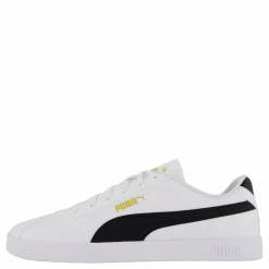 Puma Club Ii Sl White- Black- Gol