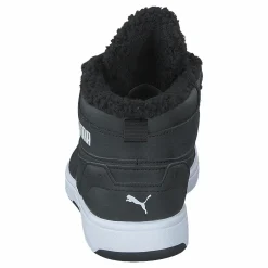 Barn Puma Rebound Joy Fur Ps Black- White