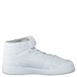 Barn Puma Rebound Layup Sl V Inf White- Black-gray Violet