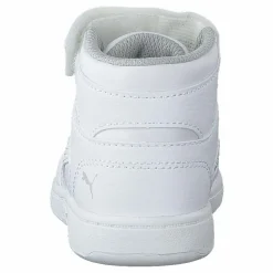 Barn Puma Rebound Layup Sl V Inf White- Black-gray Violet